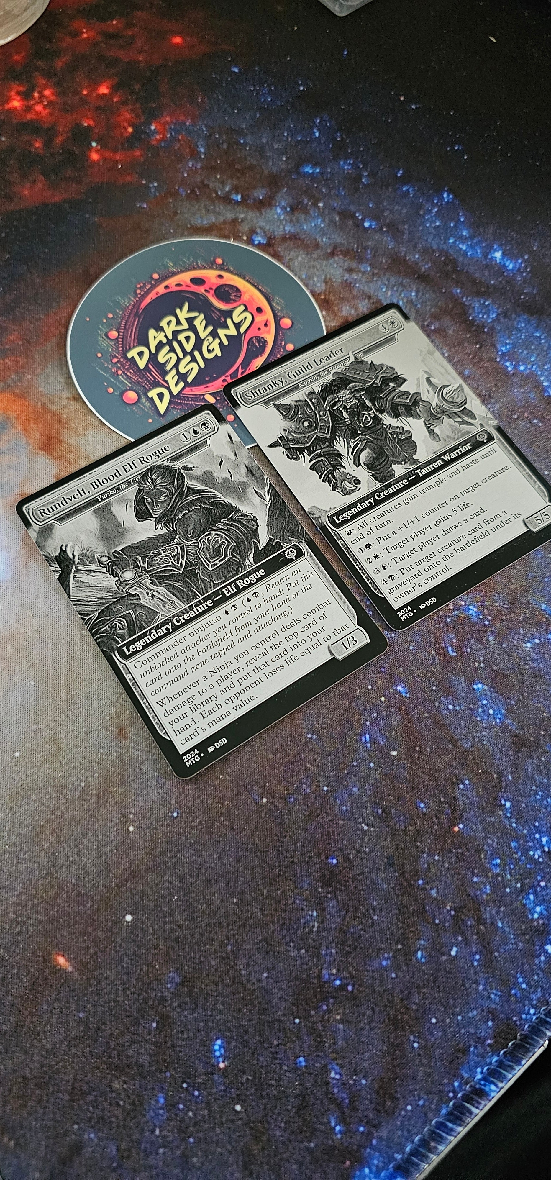 Custom Magic: The Gathering Metal Engraved Proxy Cards