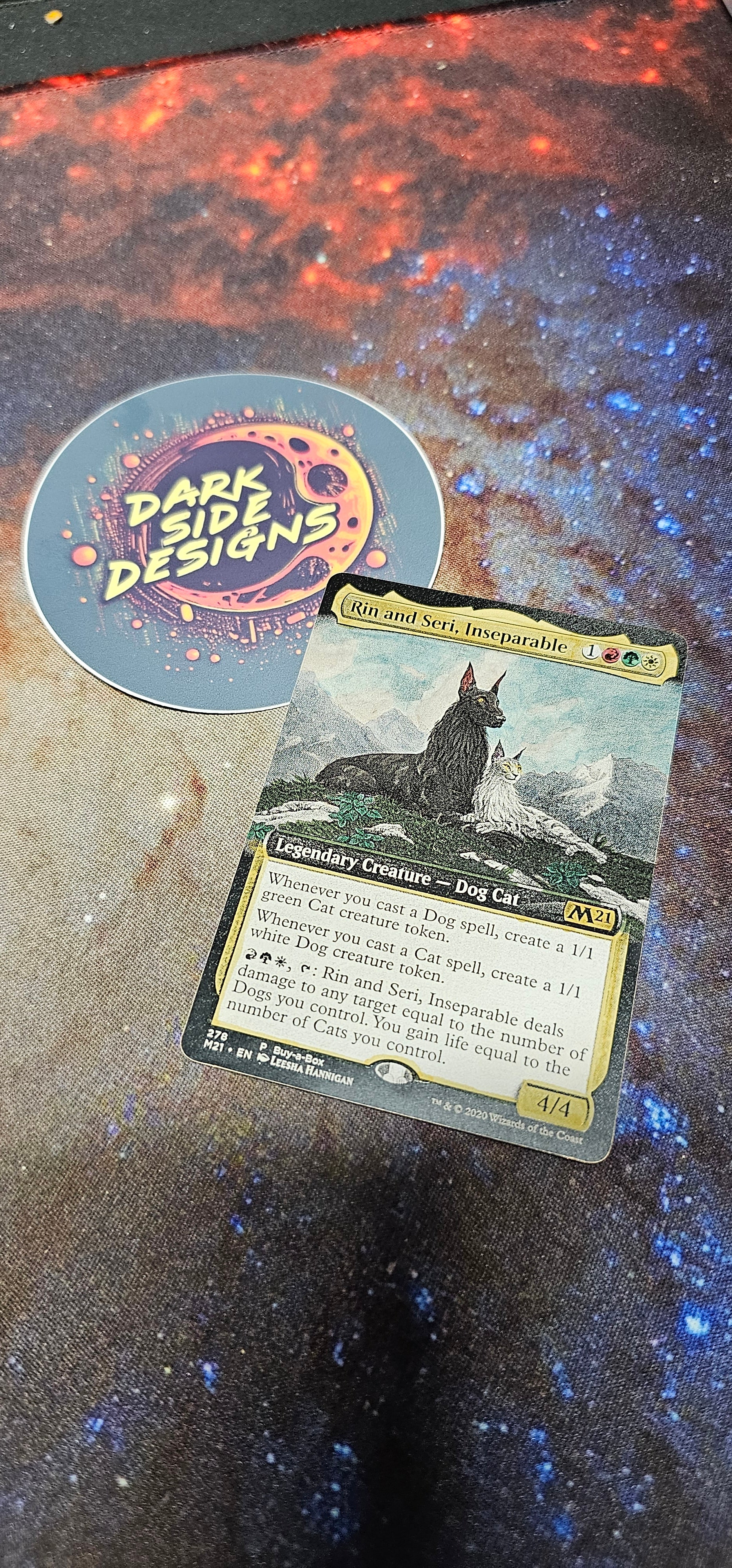Custom Magic: The Gathering Metal Engraved Proxy Cards | Dark Side Designs