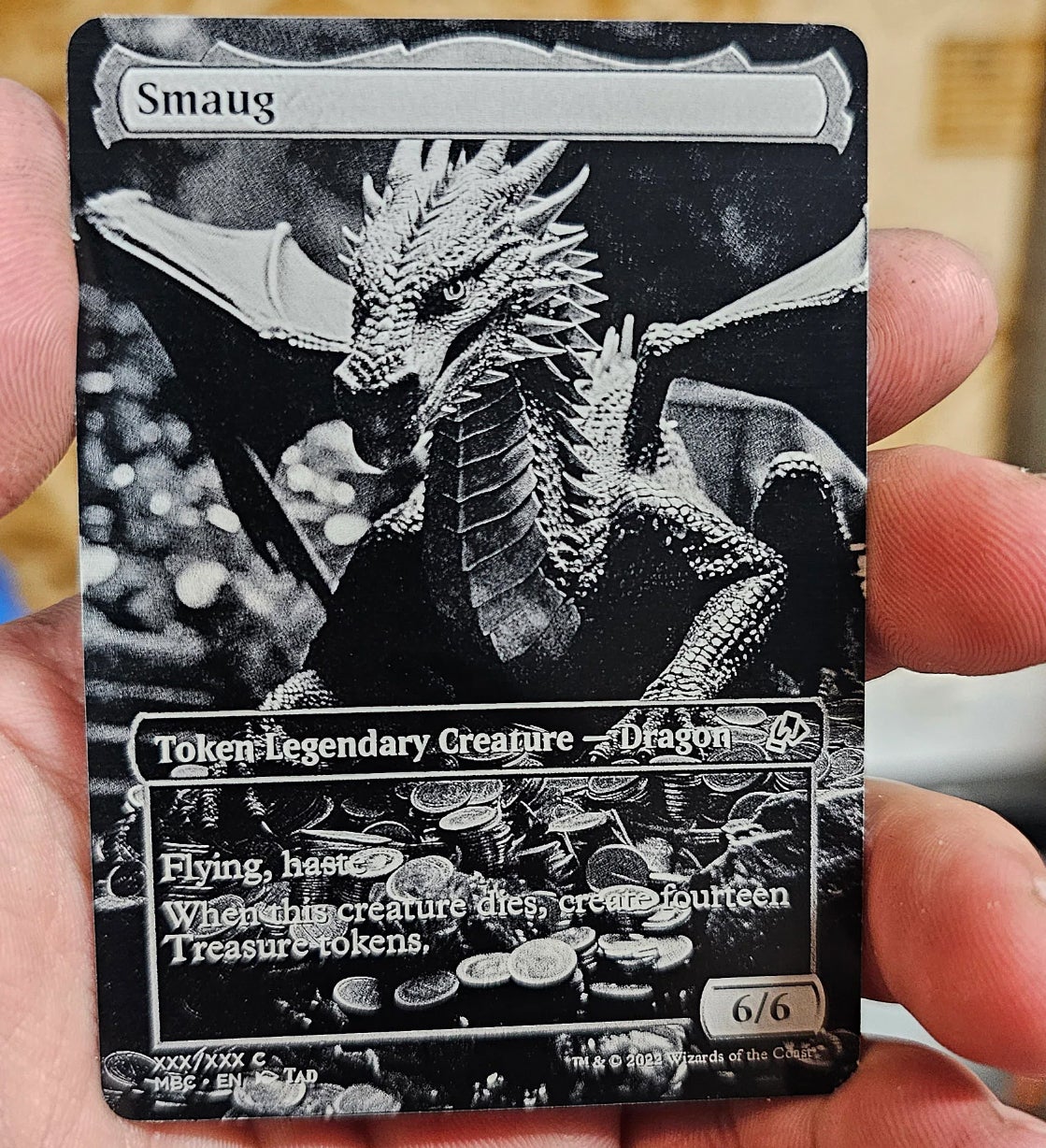Custom Magic The Gathering Metal Engraved Proxy Cards Dark Side Designs